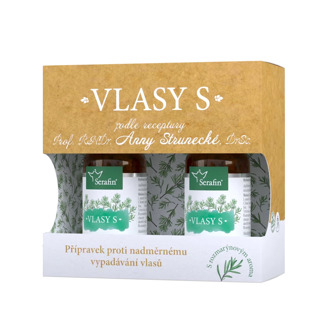 Serafin Vlasy S proti vypadávání vlasů 2 x 50 ml